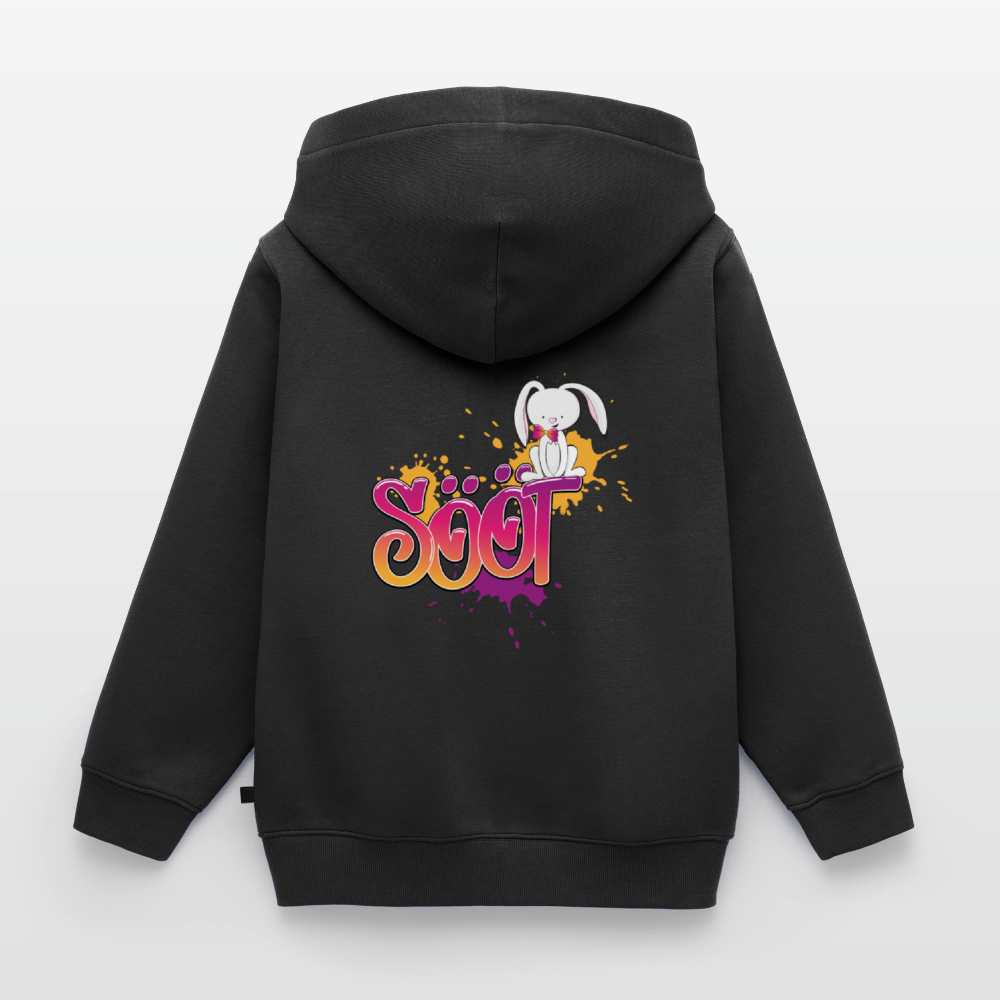 Kinder Premium Hoodie - sööt Haas - Schwarz