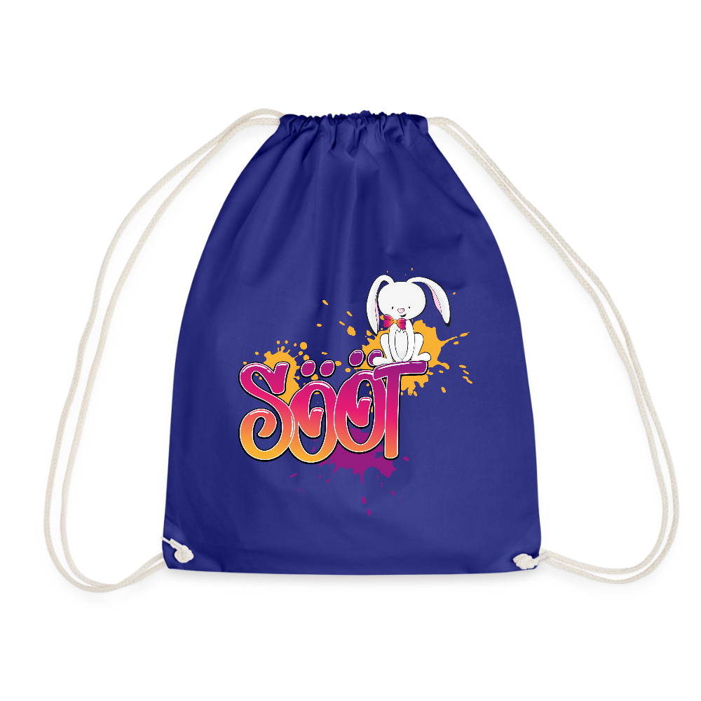 Turnbeutel - sööt Haas - Königsblau