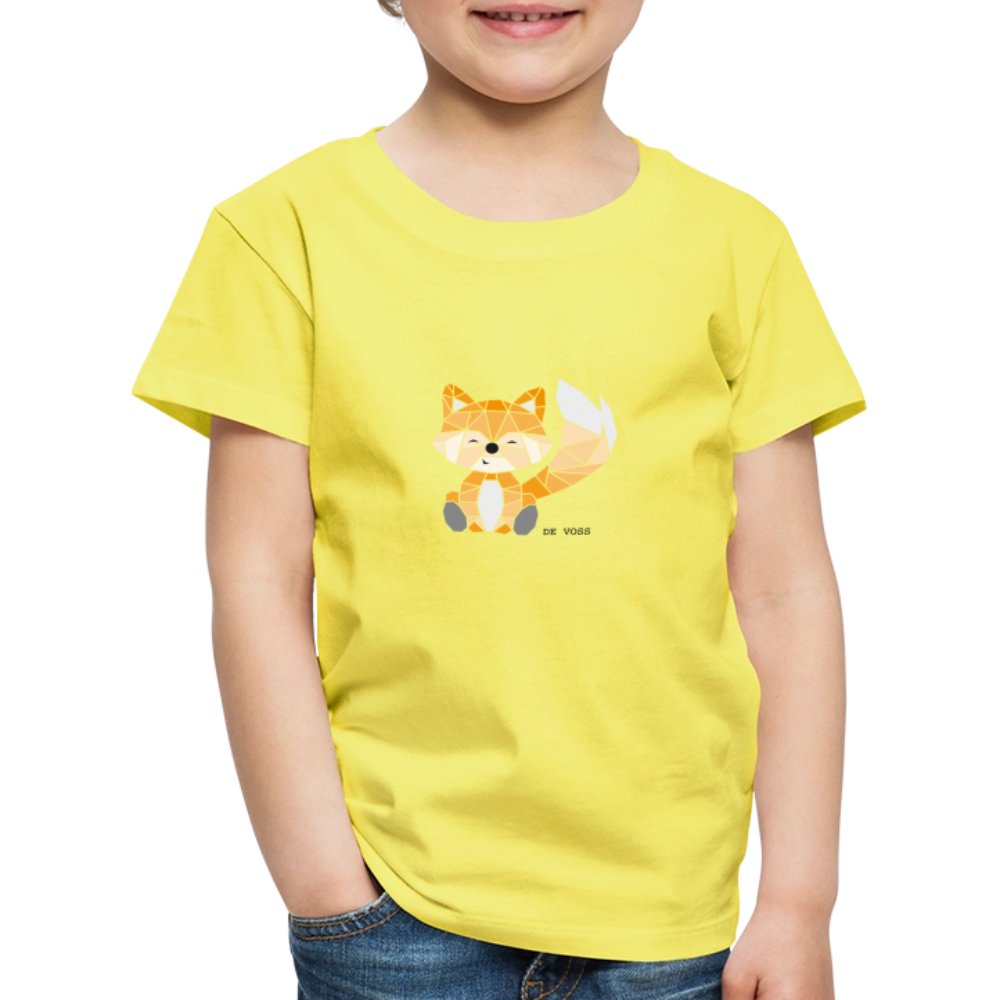 Kinder Premium T-Shirt - De Voss - Gelb