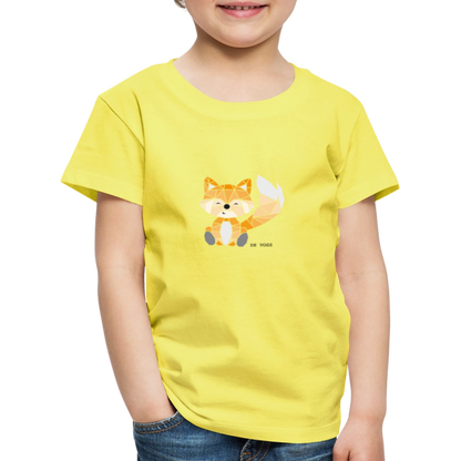 Kinder Premium T-Shirt - De Voss - Gelb