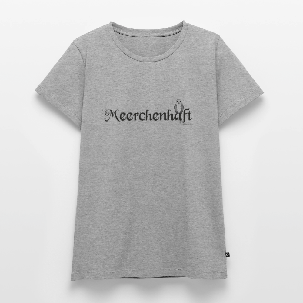Meerchenhaft Damen Premium T-Shirt im nordischen Stil - Grau meliert