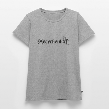 Meerchenhaft Damen Premium T-Shirt im nordischen Stil - Grau meliert