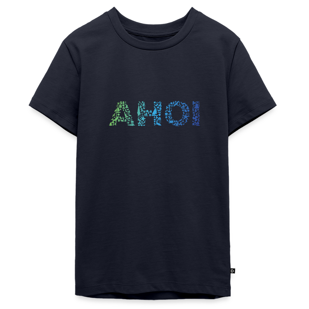 Teenager Premium T-Shirt - Ahoi doodles - Navy