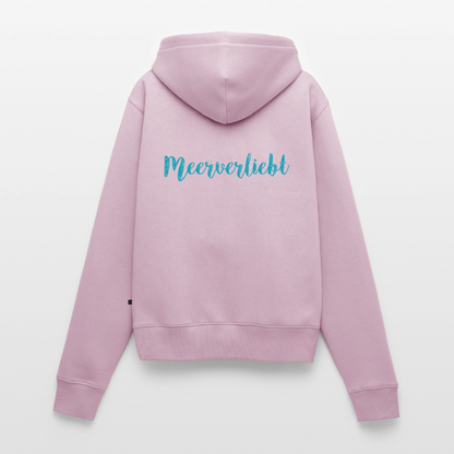 Damen Premium Kapuzenjacke - Meerverliebt - Altrosa