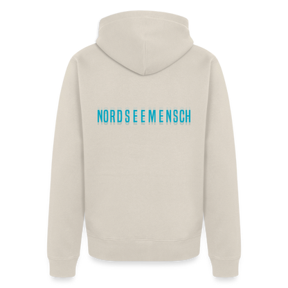 Nordseemensch - Herren Premium Kapuzenjacke - Beige