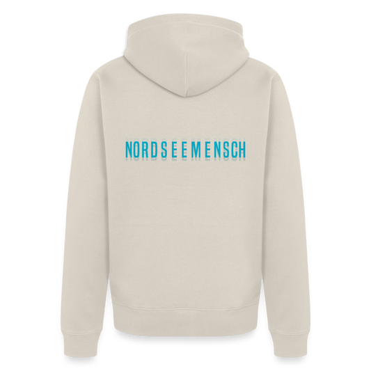 Nordseemensch - Herren Premium Kapuzenjacke - Beige