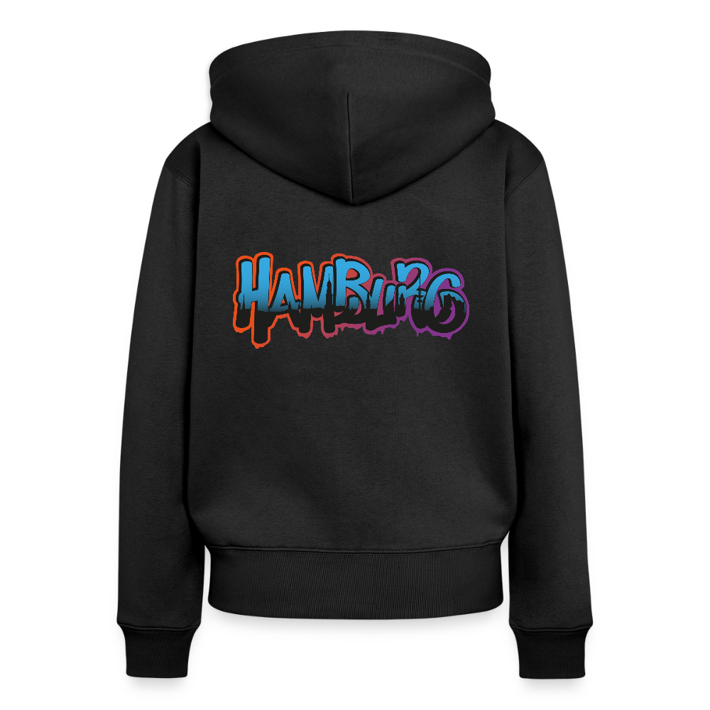 Damen Premium Kapuzenjacke - Hamburg - Schwarz