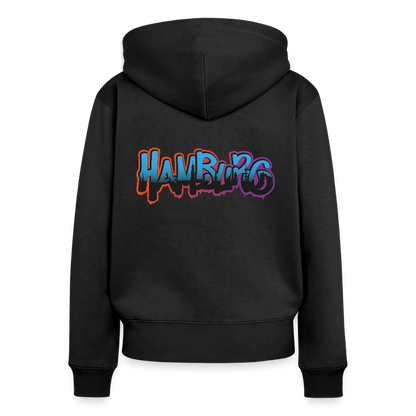 Damen Premium Kapuzenjacke - Hamburg - Schwarz