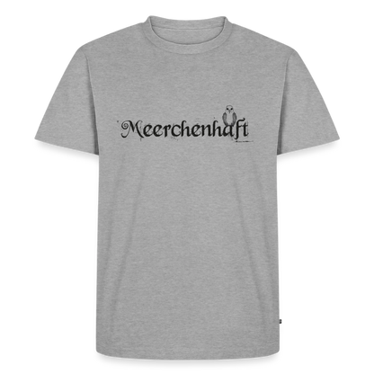 Meerchenhaft Herren Premium T-Shirt im nordischen Stil - Grau meliert
