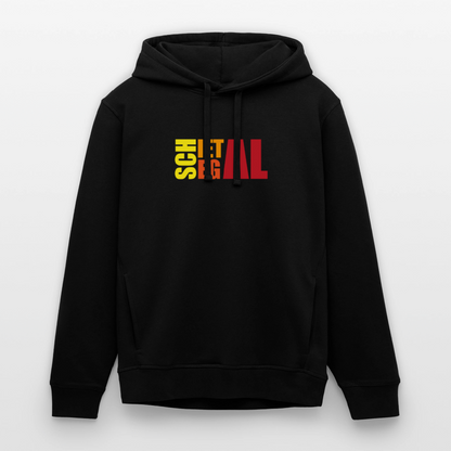 Unisex Bio-Hoodie - Schietegal - Schwarz
