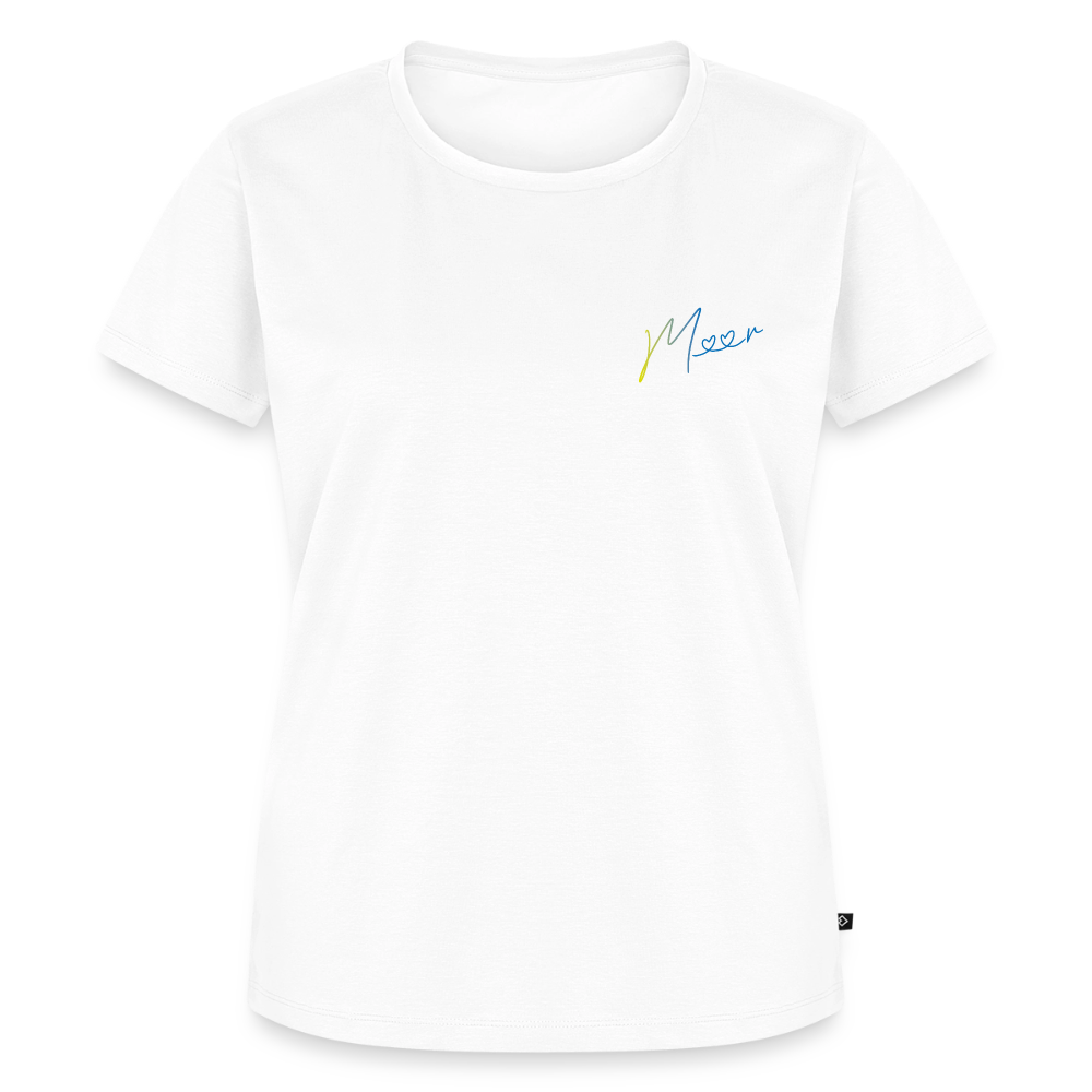 Damen Premium Bio T-Shirt - Meer - Weiß