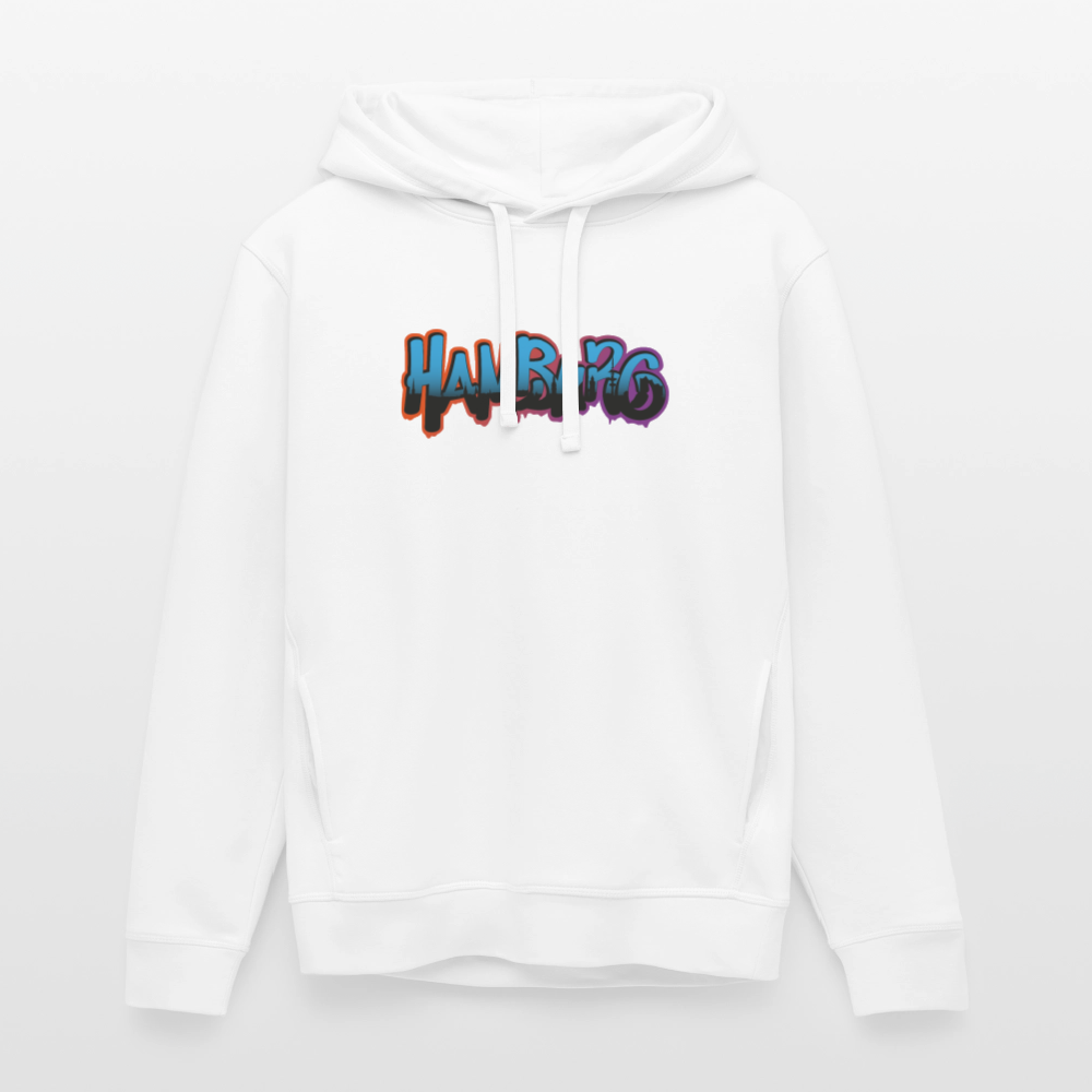 Unisex Bio-Hoodie - Hamburg - Weiß