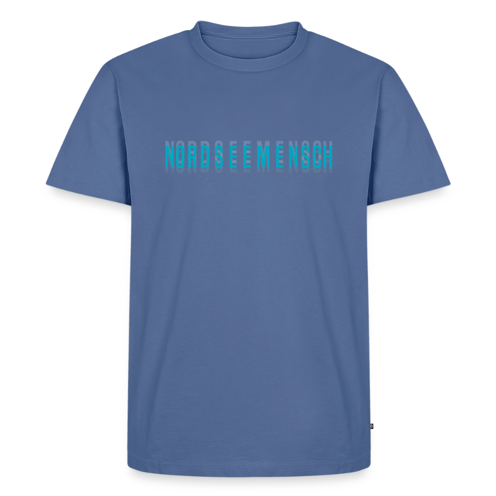 Nordseemensch - Herren Premium T-Shirt - Taubenblau