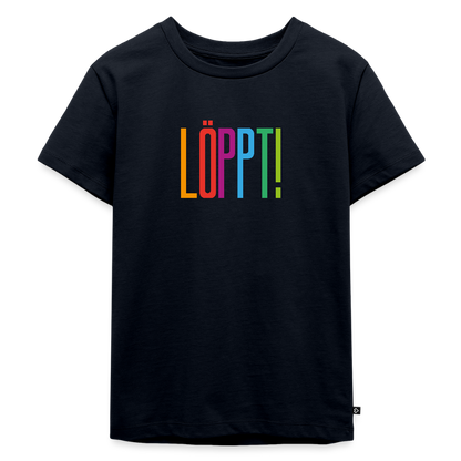 Kinder Premium T-Shirt - Löppt! - Navy