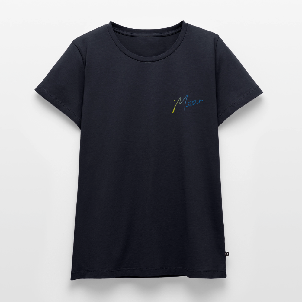 Damen Premium Bio T-Shirt - Meer - Navy