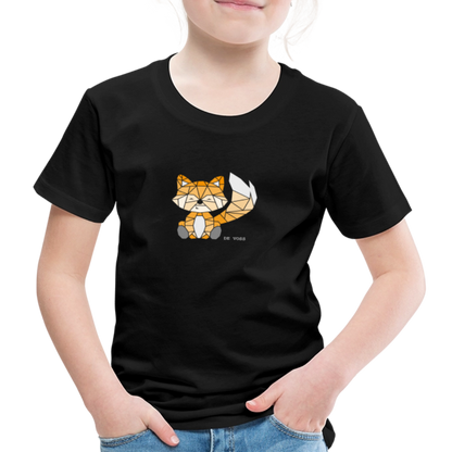 Kinder Premium T-Shirt - De Voss (weiss) - Schwarz