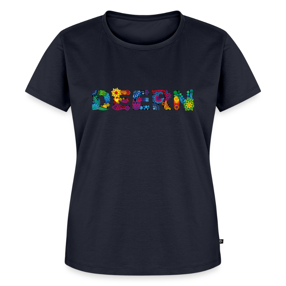 Damen Premium Bio T-Shirt - Deern - Navy