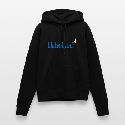Damen Premium Hoodie - Waterkant - Schwarz