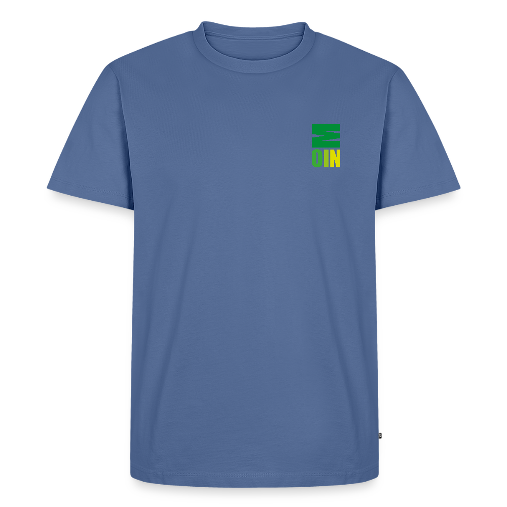 Herren Premium Bio T-Shirt - Moin - Taubenblau