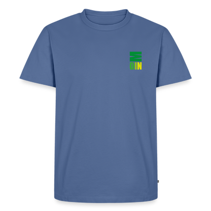 Herren Premium Bio T-Shirt - Moin - Taubenblau