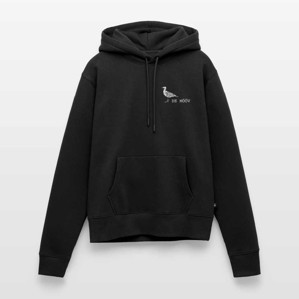 Damen Premium Hoodie - de Mööv (weiss) - Schwarz