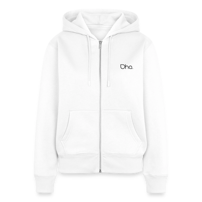 Oha Damen Premium Kapuzenjacke - Weiß