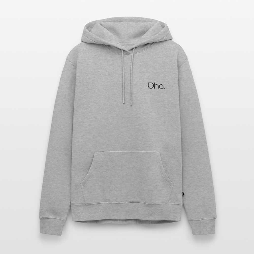 Oha Herren Premium Hoodie - Grau meliert