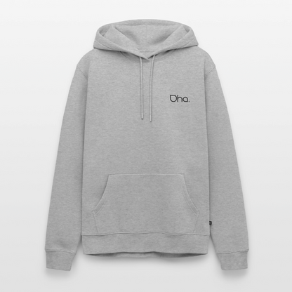 Oha Herren Premium Hoodie - Grau meliert