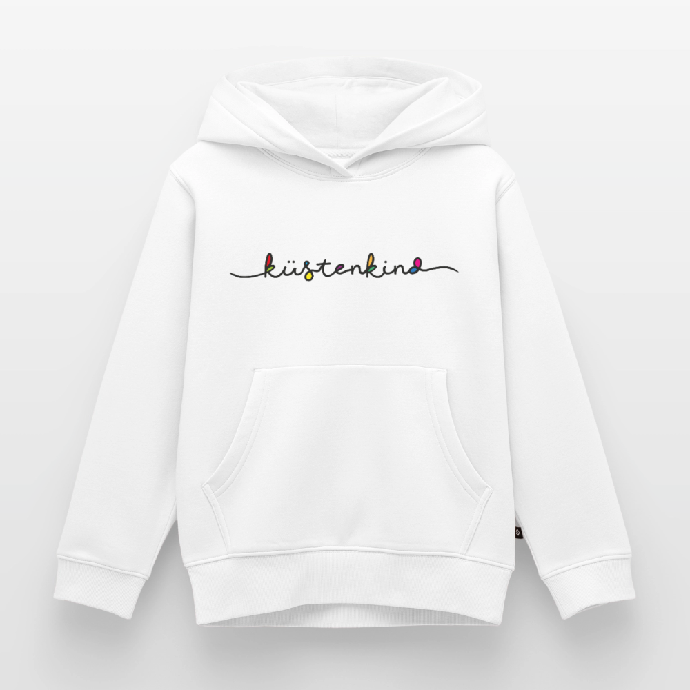 Kinder/Teenager Premium Hoodie "Küstenkind" - Weiß