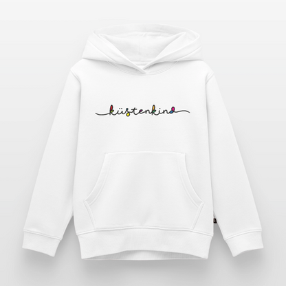 Kinder/Teenager Premium Hoodie "Küstenkind" - Weiß