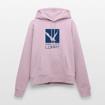 Damen Premium Hoodie - kann, mutt, löppt - Altrosa