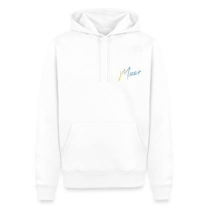 Männer Premium Hoodie - Meer - Weiß