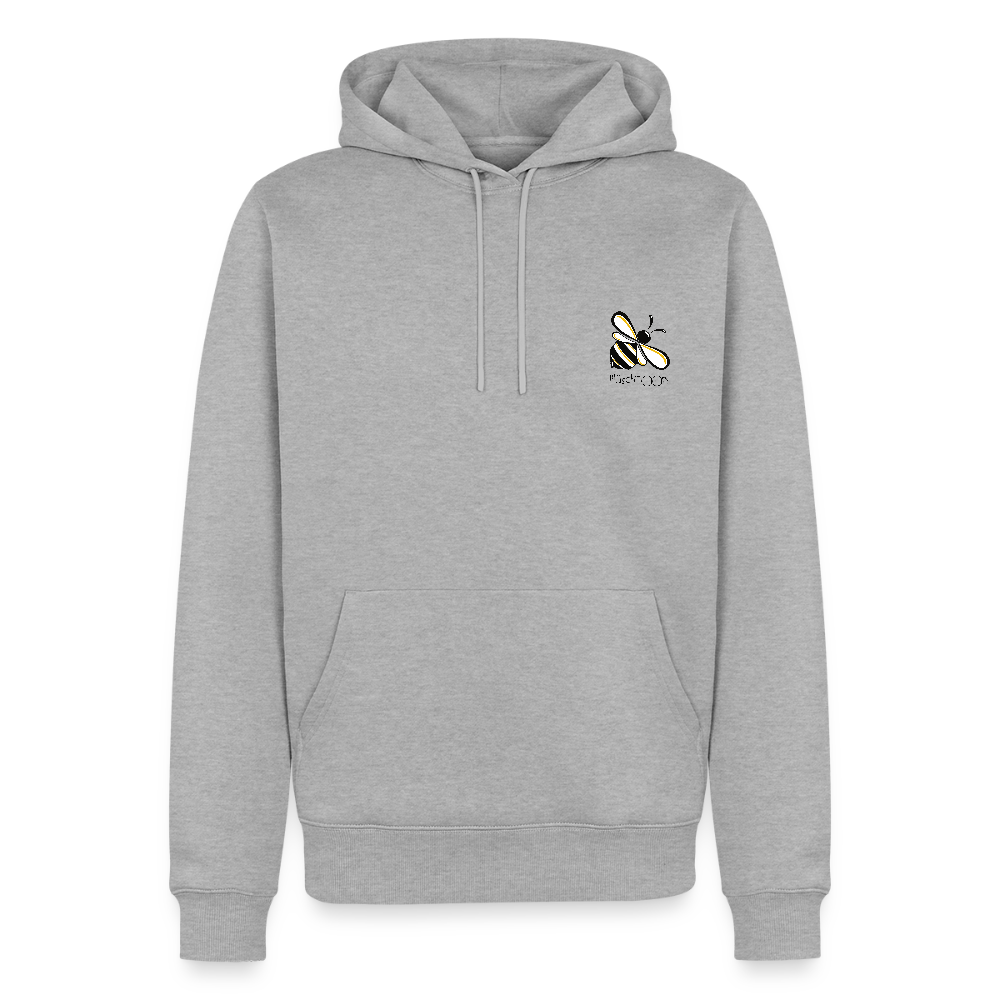 Herren Premium Hoodie - Plüschmoors - Grau meliert