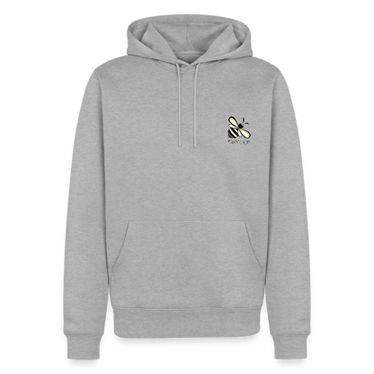 Herren Premium Hoodie - Plüschmoors - Grau meliert