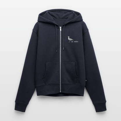 Damen Premium Kapuzenjacke - de Mööv (weiss) - Navy
