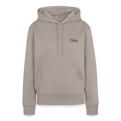 Oha Damen Premium Hoodie - Taupe