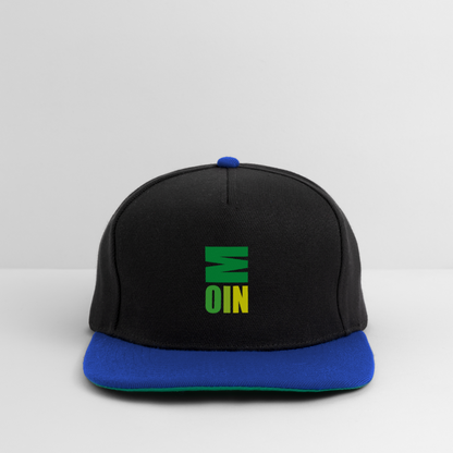 Snapback Cap - Moin Grün - Schwarz/Königsblau