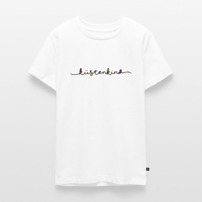 Teenager Premium T-Shirt "Küstenkind" - Weiß