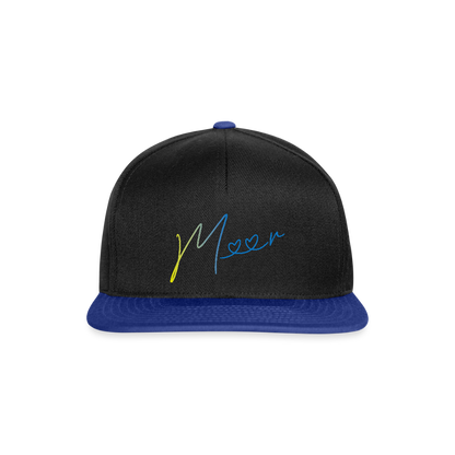 Snapback Cap - Meer - Schwarz/Königsblau