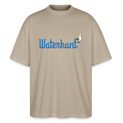 Unisex Oversize Bio-T-Shirt - Waterkant - Steingrau