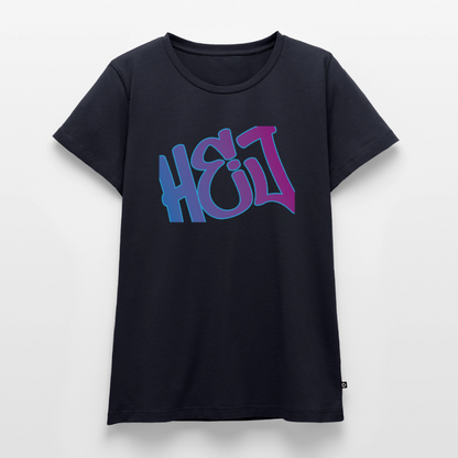 Damen Premium Bio T-Shirt - Hej - Navy