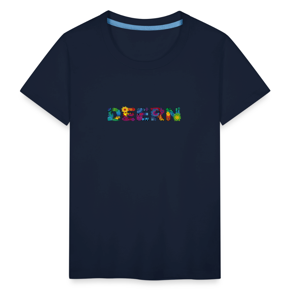 Kinder Premium T-Shirt - Deern - Navy