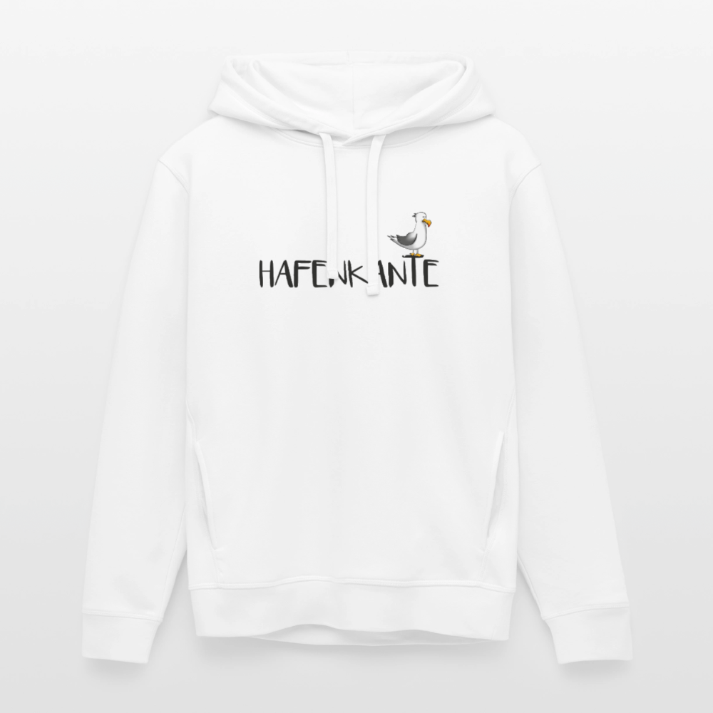 Hafenkante - Unisex Bio-Hoodie - Weiß