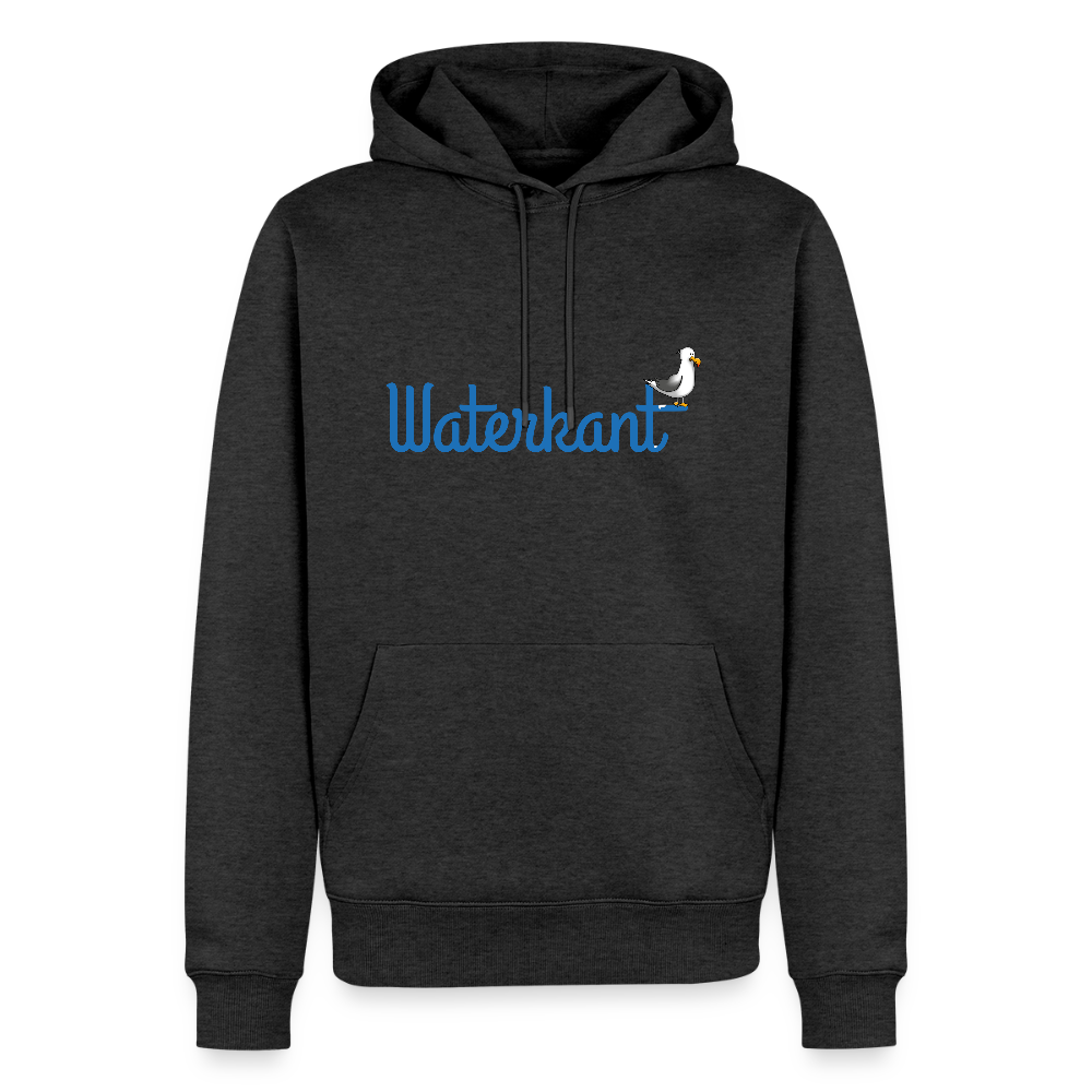 Herren Premium Hoodie - Waterkant - Anthrazit meliert