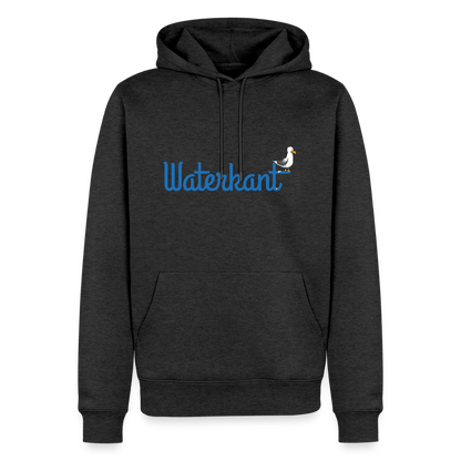 Herren Premium Hoodie - Waterkant - Anthrazit meliert