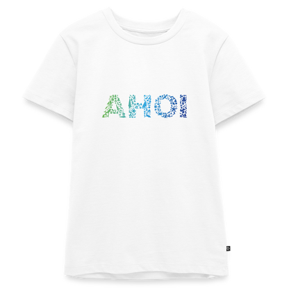 Teenager Premium T-Shirt - Ahoi doodles - Weiß