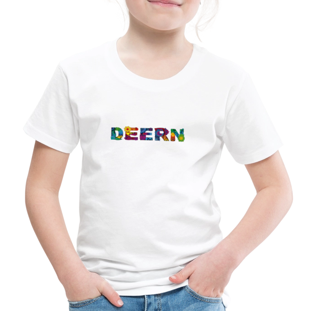 Kinder Premium T-Shirt - Deern - Weiß