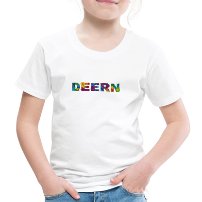 Kinder Premium T-Shirt - Deern - Weiß