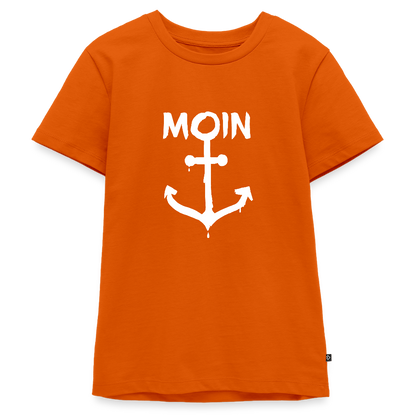 Teenager Premium T-Shirt - Moin Anker (weiss) - Orange 