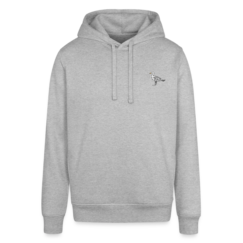 Möwe - Unisex Bio-Hoodie - Grau meliert